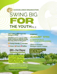 Swing Big for Youth on August 17th!